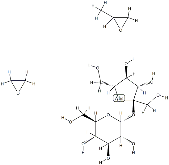Β-D-呋喃果糖基-Α-D-吡喃葡糖苷与甲基环氧乙烷和环氧乙烷的聚合物