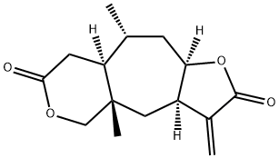 (3aR,8aα,10aα)-3a,4a,5,8,8a,9,10,10a-Octahydro-4aβ,9α-dimethyl-3-methylenefuro[2',3':5,6]cyclohepta[1,2-c]pyran-2,7(3H,4H)-dione