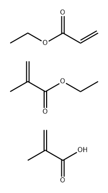2-甲基-2-丙烯酸与2-丙烯酸乙酯和2-甲基-2-丙烯酸乙酯的聚合物