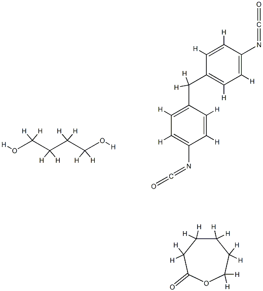 2-氧杂环庚酮与1,4-丁二醇和1,1'-亚甲基二(4-异氰酸根合苯)的聚合物