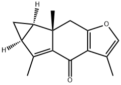 (5aS)-3,5,6bβ-Trimethyl-5aα,6aα,6b,7-tetrahydrocycloprop[2,3]indeno[5,6-b]furan-4(6H)-one