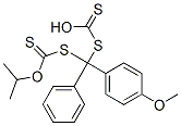 [(4-Methoxyphenyl)phenylmethylenebis(thio)]bis[thioformic acid O-isopropyl] ester
