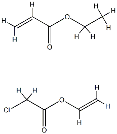 2-Propenoic acid, ethyl ester, polymer with ethenyl chloroacetate