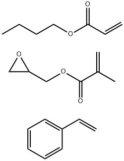 2-甲基-2-丙烯酸环氧乙基甲酯与2-丙烯酸丁酯和乙烯基苯的聚合物