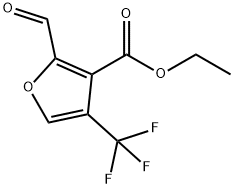 ethyl 2-forMyl-4-(trifluoroMethyl)furan-3-carboxylate