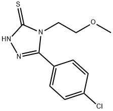5-(4-氯苯基)-4-(2-甲氧基乙基)-4H-1,2,4-三唑-3-硫醇