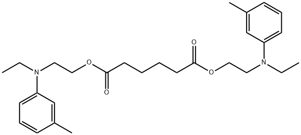 bis[2-[ethyl(3-methylphenyl)amino]ethyl] adipate