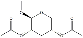 Methyl 2-O,4-O-diacetyl-3-deoxy-β-L-erythro-pentopyranoside