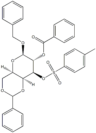 Benzyl 4-O,6-O-benzylidene-β-D-galactopyranoside 2-benzoate 3-(p-toluenesulfonate)