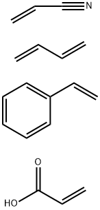 2-丙烯酸与1,3-丁二烯、乙烯基苯和2-丙烯腈的聚合物