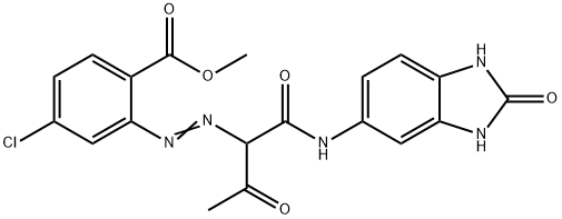 methyl 4-chloro-2-[[1-[[(2,3-dihydro-2-oxo-1H-benzimidazol-5-yl)amino]carbonyl]-2-oxopropyl]azo]benzoate