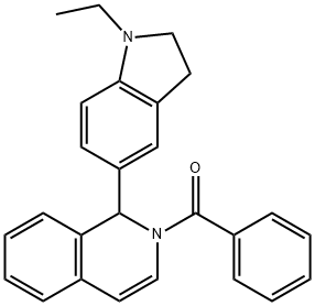 2-BENZOYL-1-(1-ETHYL-2,3-DIHYDRO-1H-INDOL-5-YL)-1,2-DIHYDROISOQUINOLINE