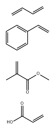 2-甲基-2-丙烯酸甲酯与1,3-丁二烯、乙烯基苯和2-丙烯酸的聚合物