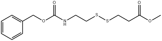 N-[2-[(2-Methoxycarbonylethyl)dithio]ethyl]carbamic acid benzyl ester