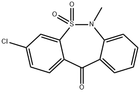 3-氯-6-甲基二苯并[c,f][1,2]硫氮杂卓-11(6H)-酮 5,5-二氧化物