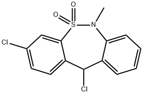 3,11-二氯-6,11-二氢-6-甲基-二苯并[c,f][1,2]硫氮杂卓 5,5-二氧化物