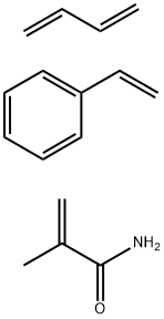 2-甲基-2-丙烯酰胺与1,3-丁二烯和乙烯基苯的聚合物
