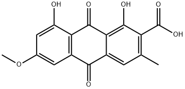 1,8-Dihydroxy-3-methyl-6-methoxy-9,10-dioxo-9,10-dihydroanthracene-2-carboxylic acid