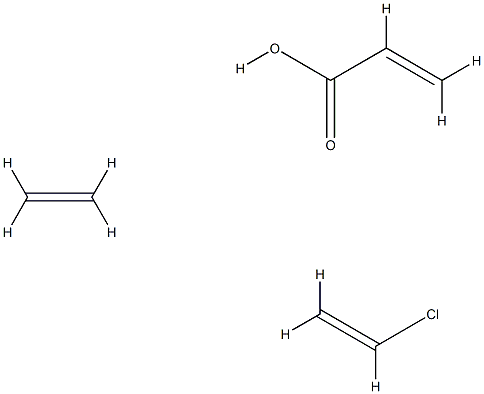 2-Propenoic acid, polymer with chloroethene and ethene