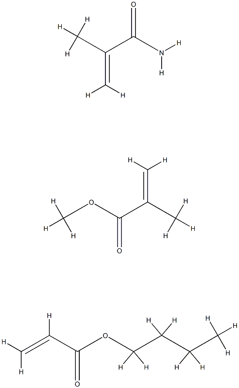 2-Propenoic acid, 2-methyl-, methyl ester, polymer with butyl 2-propenoate and 2-methyl-2-propenamide
