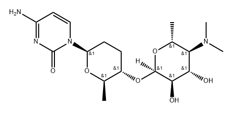4-Amino-1-[2,3,6-trideoxy-4-O-[4,6-dideoxy-4-dimethylamino-α-D-glucopyranosyl]-β-D-erythro-hexopyranosyl]pyrimidin-2(1H)-one