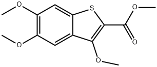 methyl 3,5,6-trimethoxybenzo[b]thiophene-2-carboxylate