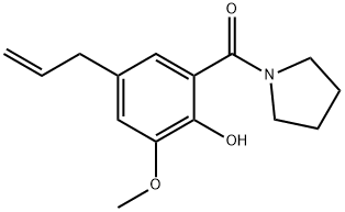 4-Allyl-2-methoxy-6-(1-pyrrolidinylcarbonyl)phenol