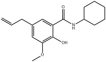 5-Allyl-N-cyclohexyl-2-hydroxy-m-anisamide