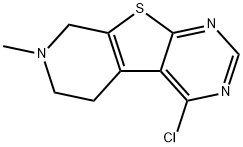 4-Chloro-5,6,7,8-tetrahydro-7-methyl-pyrido[4',3':4,5]thieno[2,3-d]pyrimidine