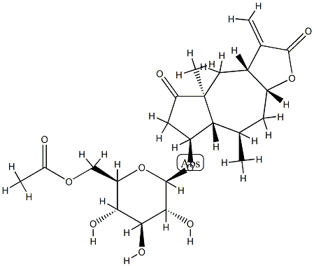 (3aR,7aα,9aα)-3,3a,4,4a,6,7,7a,8,9,9a-Decahydro-7α-[(6-O-acetyl-β-D-glucopyranosyl)oxy]-4aβ,8α-dimethyl-3-methyleneazuleno[6,5-b]furan-2,5-dione