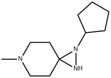 1,2,6-Triazaspiro[2.5]octane,1-cyclopentyl-6-methyl-(8CI)