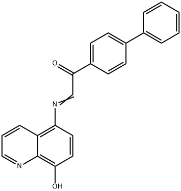 5-((p-Phenylbenzoyl)methenamino)-8-quinolinol
