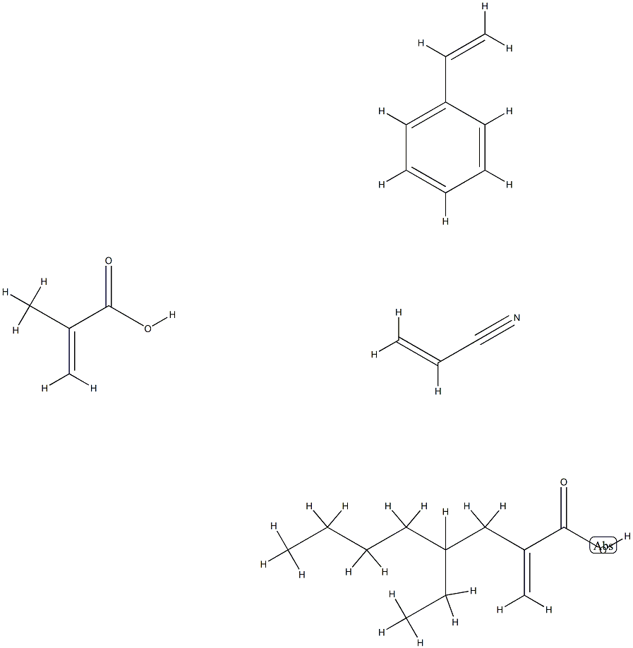 2-Propenoic acid, 2-methyl-, polymer with ethenylbenzene, 2-ethylhexyl 2-propenoate and 2-propenenitrile
