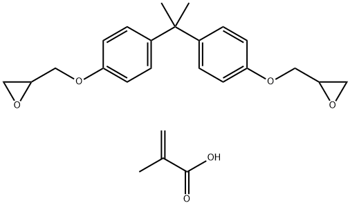 2-甲基丙烯酸与2,2'-[(1-甲基亚乙基)双(4,1-亚苯基甲醛)]双(环氧乙烷)的聚合物
