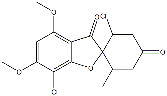 2',7-Dichloro-4,6-dimethoxy-6'-methylspiro[benzofuran-2(3H),1'-[2]cyclohexene]-3,4'-dione