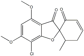 7-Chloro-4,6-dimethoxy-6'-methylspiro[benzofuran-2(3H),1'-[3]cyclohexene]-2',3-dione