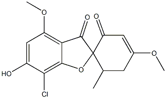 7-Chloro-6-hydroxy-4,4'-dimethoxy-6'-methylspiro[benzofuran-2(3H),1'-[3]cyclohexene]-2',3-dione