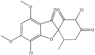 3',7-Dichloro-4,6-dimethoxy-6'-methylspiro[benzofuran-2(3H),1'-cyclohexane]-2',3,4'-trione
