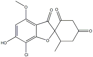 7-Chloro-6-hydroxy-4-methoxy-6'-methylspiro[benzofuran-2(3H),1'-cyclohexane]-2',3,4'-trione