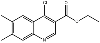 ETHYL 4-CHLORO-6,7-DIMETHYLQUINOLINE-3-CARBOXYLATE