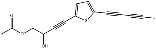 2-(4-Acetoxy-3-hydroxy-1-butynyl)-5-(1,3-pentadiynyl)thiophene