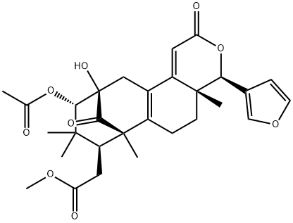 (4R)-10α-(Acetyloxy)-4β-(3-furanyl)-4,4a,5,6,7,8,9,10,11,12-decahydro-11α-hydroxy-4aβ,7,9,9-tetramethyl-2,13-dioxo-7β,11β-methano-2H-cycloocta[f][2]benzopyran-8β-acetic acid methyl ester