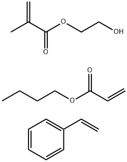 2-甲基-2-丙烯酸-2-羟基乙酯与2-丙烯酸丁酯和苯乙烯的聚合物