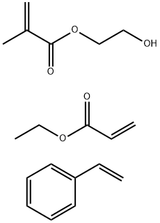 甲基丙烯酸羟乙酯与苯乙烯和丙烯酸乙酯的聚合物