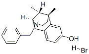 (2alpha,6alpha,11R*)-3-benzyl-1,2,3,4,5,6-hexahydro-6,11-dimethyl-2,6-methano-3-benzazocin-8-ol hydrobromide
