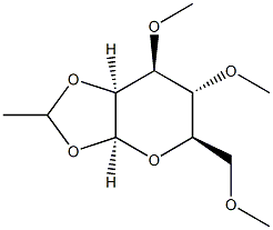 1-O,2-O-Ethylidene-3-O,4-O,6-O-trimethyl-β-D-mannopyranose