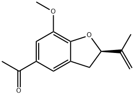 5-Acetyl-2,3-dihydro-2-isopropenyl-7-methoxybenzofuran
