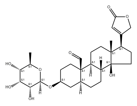 3β-[(6-Deoxy-D-allopyranosyl)oxy]-14β-hydroxy-19-oxo-5α-card-20(22)-enolide