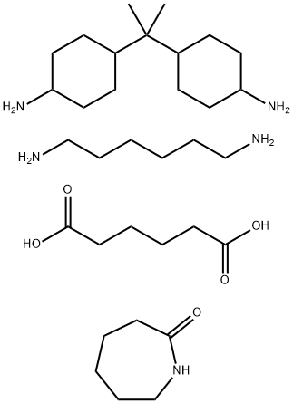 Hexanedioic acid, polymer with hexahydro-2H-azepin-2-one, 1,6-hexanediamine and 4,4'-(1-methylethylidene)bis[cyclohexanamine]