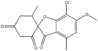 7-Chloro-6-methoxy-4,6'-dimethylspiro[benzofuran-2(3H),1'-cyclohexane]-2',3,4'-trione